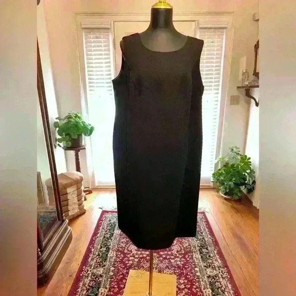 Purple and black suit dress size 18 WP - Picture 2 of 6